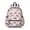 Fireman and Bunting, variant on Fireman and Elephant Grey Pattern Backpack for School, Cute School Bag with Adjustable Shoulder Straps and Padded Back, 13.4"x11"x4.7"