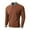 Light Brown, variant on Men's Long Sleeve Polo Shirt with Plaid Collar and Cuffs, Casual Slim Fit, Soft Cotton Blend, Red, All Sizes