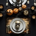 thumbnail image 2 of Koyal Wholesale Halloween Placemats, Sleepy Hollow Disposable Cardstock Paper Table Mats for Dining, 8-Pk, 2 of 5