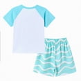thumbnail image 5 of HCNTES Toddler Boy Summer Clothes Outfits Crewneck Kids Cotton Short Sleeve Shirt Shorts Set Toddler Boy Cool Clothes, 5 of 8