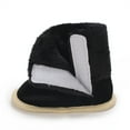 thumbnail image 3 of Futezty Baby Girls Cute Bow Decoration Soft Bottom Non Slip Toddler Shoe(Black,6-12 Months), 3 of 6