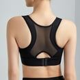 thumbnail image 4 of Wireless Bras Women Back-Smoothing Bra Feature V-Neck Push-up Bra Style W-285 Black L, 4 of 4