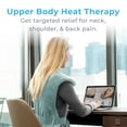 thumbnail image 2 of Pure Enrichment PureRelief XL Back & Neck Heating Pad- Safe Heat Therapy for Sore Muscles, & Pain in Neck, Back, & Shoulders - 4 Heat Settings w/ Auto Shut-Off, Soft Fabric (Sea Glass), 2 of 9