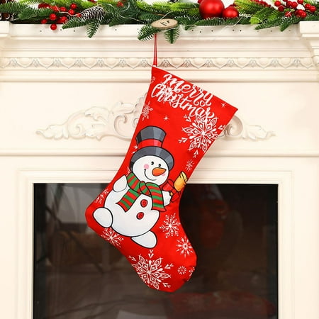 

CHGBMOK Christmas Stockings Christmas Socks Gift Bags Christmas Decorations Ornaments Socks Candy Bag