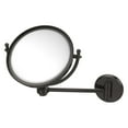 thumbnail image 2 of 8-in Wall Mounted Make-Up Mirror 5X Magnification in Polished Nickel, 2 of 2