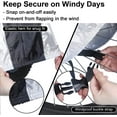 thumbnail image 4 of Bike Cover Outdoor Storage Waterproof Bicycle Cover Rain Sun UV Snow Dust Wind Proof Bicycle Covers- Foldable Bike Storage Bag with Anti-theft Lock Hole for Mountain Bike and Road Bike Covers, 4 of 7