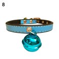 thumbnail image 2 of Flmtop Mode Noël Fête Chiot Chien Chaton Simili Cuir Cloche Collier Collier 8, 2 of 9