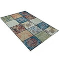thumbnail image 4 of RUGSOTIC CARPETS MACHINE MADE HEATSET POLYPROPYLENE AREA RUGS - 4'x6', Rectangle Shape, Multicolor Color, Contemporary Modern Design, High Pile Machine Made Area Rugs for Living Room (M00049), 4 of 5
