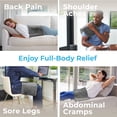 thumbnail image 3 of Pure Enrichment PureRelief XL Heating Pad - 12" x 24" Electric Heating Pad for Back Pain, 6 Heat Settings, Soft Machine Wash Fabric, Auto-Off & Moist Heat (Charcoal Gray), 3 of 9