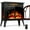 Black, variant on KISSAIR 25'' Electric Fireplace Heater, Overheat Protection Design, 3D Realistic Flame Effect, Independent Remote Control Fireplace, 500W/1500W, GREY
