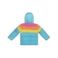thumbnail image 3 of Trolls Little Girls' Hooded Puffer Jacket, Sizes 2T-6, 3 of 3
