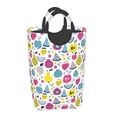 thumbnail image 2 of KLL Doodle Fruits Laundry Hamper,Large Canvas Fabric Lightweight Storage Basket Toy Organizer Dirty Clothes Collapsible Waterproof, 2 of 6