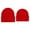 Red, variant on Edvintorg Kids Beanie Boys Girls Winter Hat Cute Solid Color Warm Knitted Hats 0-3 Years Children's Hats