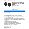 thumbnail image 2 of Front To Frame Sway Bar Bushing Kit - Compatible with 2005 - 2011 Audi A6 Quattro - AC Delco, 2 of 2