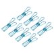 thumbnail image 1 of Uxcell Clips para mantel de acero al carbono de 32mm para fijar manteles, azul, paquete de 8, 1 of 5