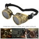 thumbnail image 3 of Vintage Goggles Gafas de Sol Deportivas Casco Steampunk Gafas para Exteriores Motocross Racer Goggles para ni?os Hombres Mujeres(Bronce) Amonsee No, 3 of 6