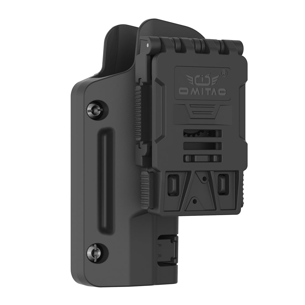 OMITAC Gen 5 Level 2 Retention Index Finger Release Holster Right Hand Gun Holsters & Holders, Polymer Black, ‎G17 Holster 4.49" Standard, ‎4.96 oz