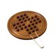 thumbnail image 4 of Juego de mesa solitario de madera, juguete de rompecabezas de solitario Peg, juego mental de ajedrez de mármol para adultos, 1 , niños, familia, 4 of 9