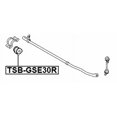 thumbnail image 2 of Febest REAR STABILIZER BAR BUSHING D17 # TSB-GSE30R OEM 48818-53080, 2 of 2