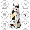 thumbnail image 6 of Bingfone Wine Bottles Glasses Apron Gifts For Men, Women Professional Grade Chef Apron For Kitchen,Bbq & Grill, 6 of 8