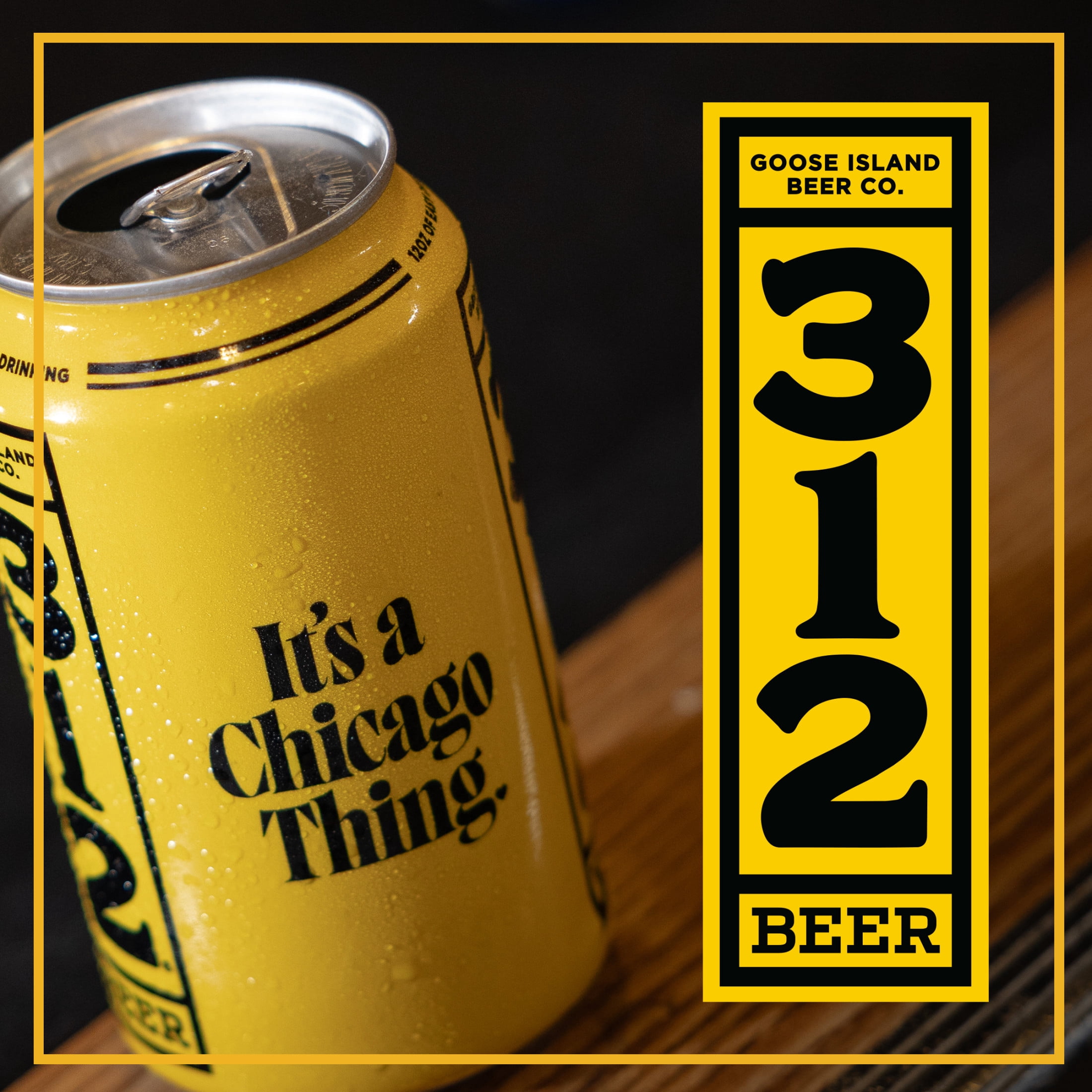 Goose Island 312 Urban Wheat Ale Craft Beer, 6 pack Beer, 12 fl oz Glass Bottles, 4.2% ABV