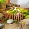 thumbnail image 5 of Wooden Miniature Garden Fence 90X5Cm Decorative Landscape Border For Diy Crafts Dollhouse Succulent Planter Toy House Shadow Box, 5 of 9