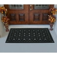 thumbnail image 5 of A1HC 34lb Heavy Duty Rubber Doormat 36"x72" - Won't Blow Away, Outdoor Front Door Mat, Mud Dirt Scraper, Non-Slip Drainage Mat for Entryway Patio Garage, 5 of 7