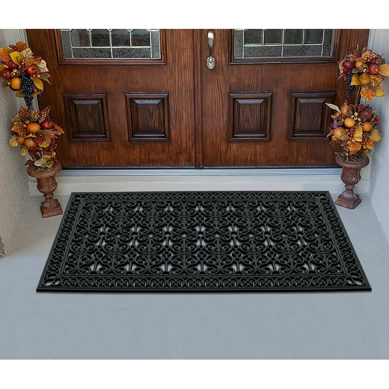A1HC Natural Rubber Large Doormat 36”x72” - Heavy Duty Entry Mat