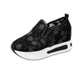 thumbnail image 2 of KEVCHE Floral Embroidery Breathable Sheer Mesh Sneakers for Women, 2026 Lace Mesh Casual Shoes with Delicate Flower Pattern, Lightweight Flexible Non-Slip Walking Shoes, Summer Going Out Shoes, 2 of 4