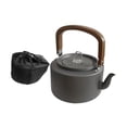 thumbnail image 2 of guohui Camping Kettle with Handle Multipurpose Fast Heating Lightweight 1.2L Tea Coffee gray, 2 of 8