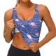 thumbnail image 3 of Fotbe Flamingo Sujetador Deportivo Largo sin Aros para Mujer con Almohadillas y Soporte Medio, Transpirable y Absorbente, Camiseta Tipo Chaleco o Tank Top-Large, 3 of 8