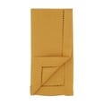 thumbnail image 2 of SARO  22 in. Square Classic Hemstitch Border Dinner Napkin  Mustard - Set of 12, 2 of 4