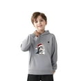thumbnail image 3 of Unisex Kids Heated Hoodies Girls Boys 5 Zones Heating Sweatshirts Warm Winter Pullover Electric Hoodie 5 T, Gray, 3 of 7