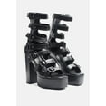 thumbnail image 2 of Sarouchi Caged Gladiator Platform Sandals, 2 of 9