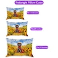 thumbnail image 3 of Vintage Wirehaired Pointing Griffon Says Hello Mother's Day Summer Sunflower Field Pillowcase Double Sided Dog Lover Pillow Case Covers - 12005, 3 of 3