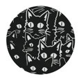 thumbnail image 4 of Orinice Cute Cat Round Table Cover Stain Resistant Washable Indoor Outdoor Tablecloth Kitchen Dining Wedding Parties Waterproof 100% Polyester Mother's Day 38-42, 4 of 8