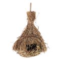 thumbnail image 2 of Nido de Pájaro de hoja de bambú tejido a mano, casa colgante para loros, para decoración del hogar y el jardín, 2 of 5