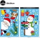 thumbnail image 3 of Pegatinas navideñas para ventanas, decoración navideña, copos de nieve, Papá Noel, reno, calcomanías para ventanas de vidrio, decoraciones navideñas, 3 of 5