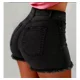 thumbnail image 5 of Pantalones Cortos De Mezclilla Elásticos Para Mujer, 5 of 6