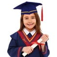thumbnail image 1 of WENXIAOO Unisex Graduation Cap and Gown Graduation Ceremony Outfit Various Styles Navy Cap and Gown Outfit for Boys Girls Formal Academic Robe Outfit 15-16 Years, 1 of 6