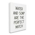 thumbnail image 4 of Stupell Industries Water & Soap Perfect Match Typography Painting Gallery Wrapped Canvas Art Print Wall Art, 36 x 48, 4 of 8