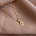 thumbnail image 3 of Hexagon Pendant 14K Gold Ruby - Natural Ruby Gemstone Necklace for Women, 3 of 5