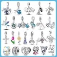 thumbnail image 2 of Hot New 925 Silver Glow-in-the-dark Firefly Dangle Charm Pendant fit Original Pandora Bracelet Charms Jewelry Dengxun unisex, 2 of 2