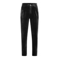 thumbnail image 6 of BUIGTTKLOP Mens Velour Dress Pants Casual Straight Leg Business Pants Wide Leg Work Slacks with Pockets, 6 of 6