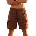 thumbnail image 2 of Men's Linen Solid Color Shorts for Summer, Breathable Straight-Leg Casual and Outdoor Wear, 2 of 9