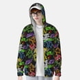 thumbnail image 4 of Daiia Game Joysticks UPF 50+ Sun Protection Hoodie Jacket Lightweight Long Sleeve Sun Shirt for Women Men with Pocket Hiking Outdoor-Large, 4 of 9