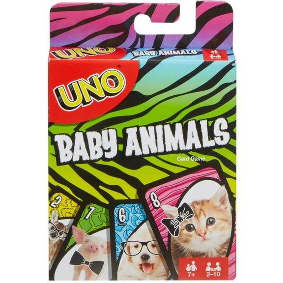 UNO Baby Animals Card Game