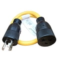 thumbnail image 2 of Parkworld 885309A Adapter Cord Locking L5-15 Plug to Household 5-15 (Generator 5-20) Receptacle (2 feet), 2 of 4
