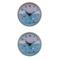 thumbnail image 1 of GUOOL 1Set Bathroom Clock Waterproof Suction Cup Kitchen Mini Bath Wall Clock Orange5 Orange5 Green5, 1 of 9