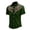Dark Green@GC@, variant on Mens Western Cowboy Shirts Short Sleeve Buttons Down Shirts for Men Trendy Patchwork Leopard Lapel Soft Lightweight Tops